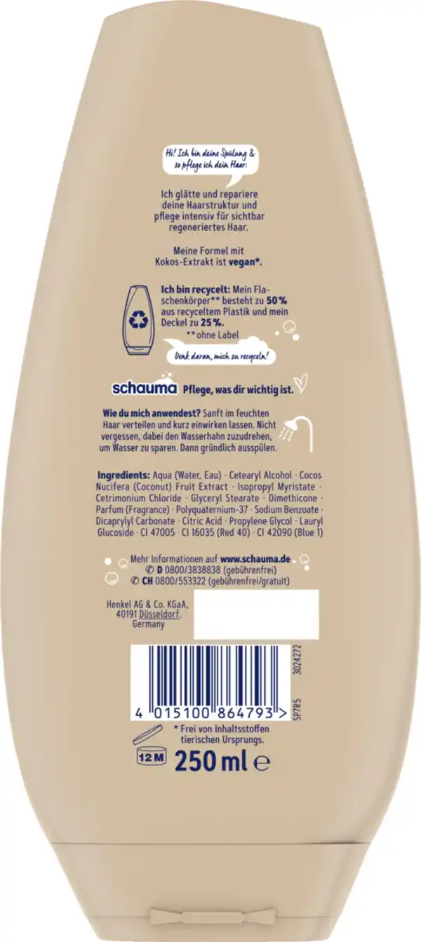 Bild 2 von Schauma Spülung Repair & Pflege, 250 ml