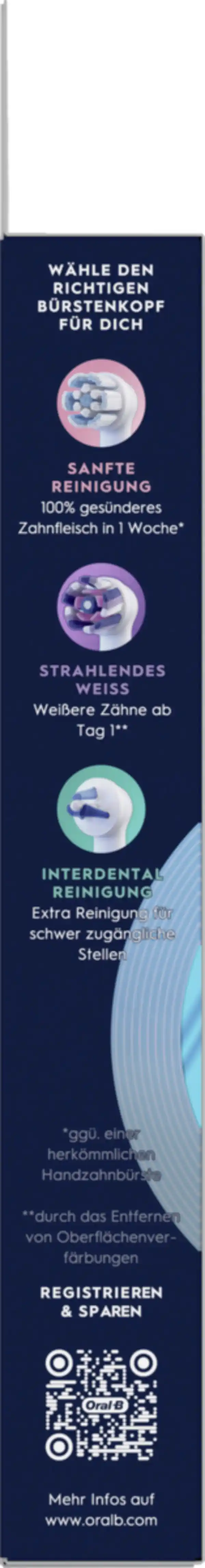 Bild 3 von Oral-B 6er Set Aufsteckbürsten iO Ultimative Reinigung