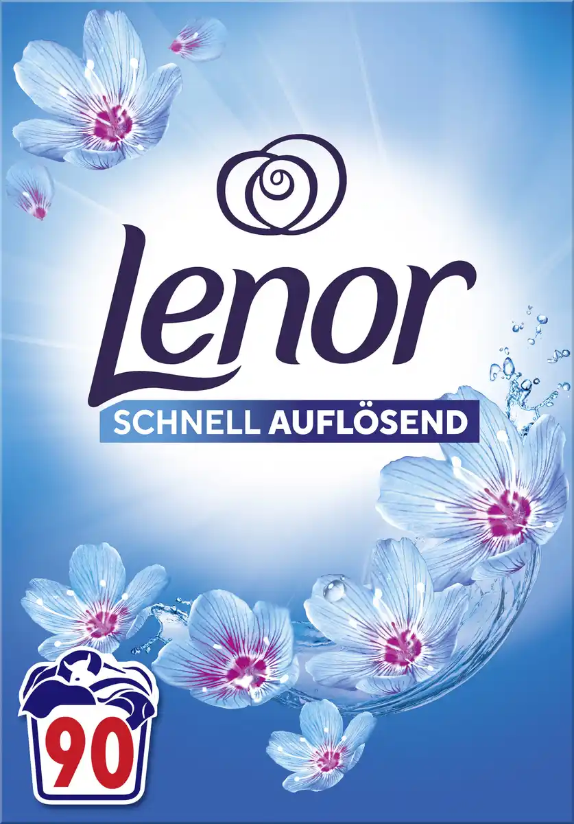 Bild 1 von Lenor Vollwaschmittel Pulver Aprilfrisch 90 WL