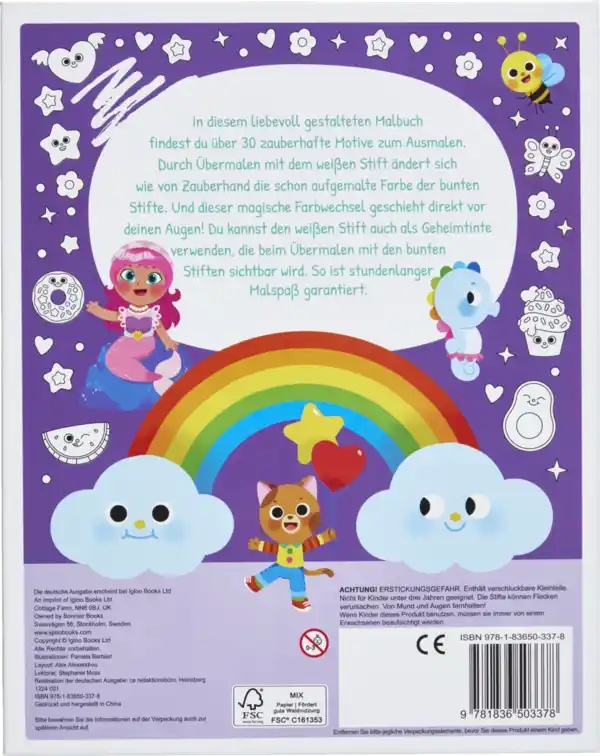 Bild 2 von IDEENWELT Malbuch Zauberhafte Fantasiewelten