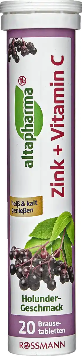 Bild 1 von altapharma Brausetabletten Zink + Vitamin C, 84 g