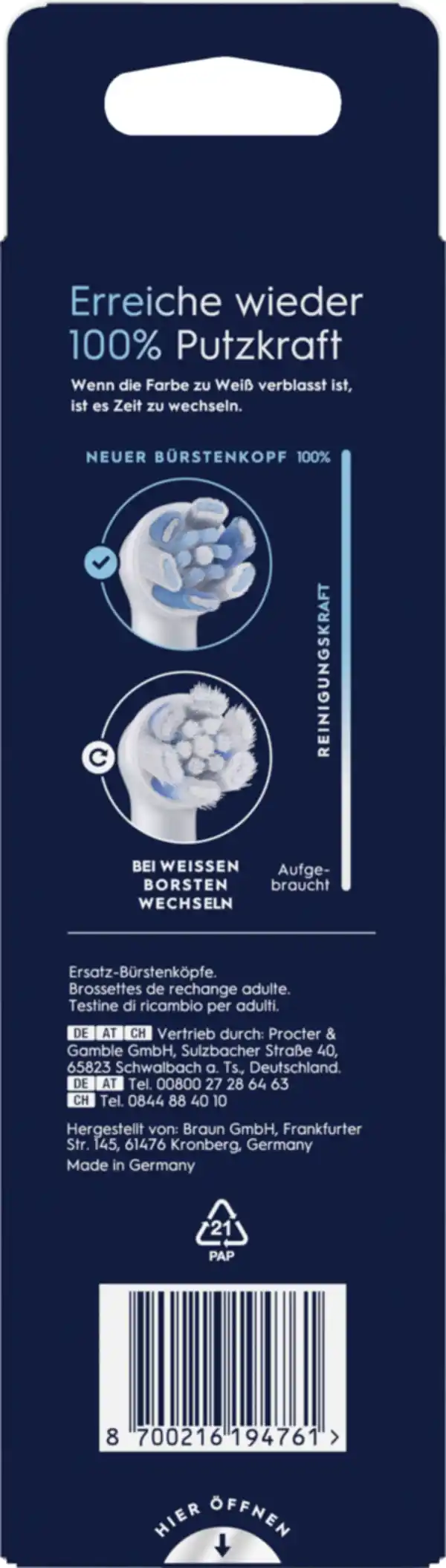 Bild 4 von Oral-B 6er Set Aufsteckbürsten iO Ultimative Reinigung