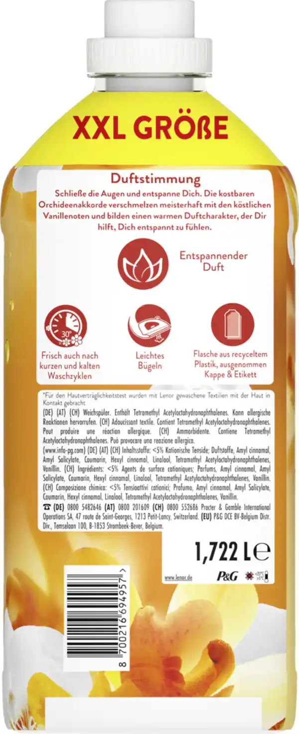 Bild 2 von Lenor Weichspüler Konzentrat Goldene Orchidee 82 WL
