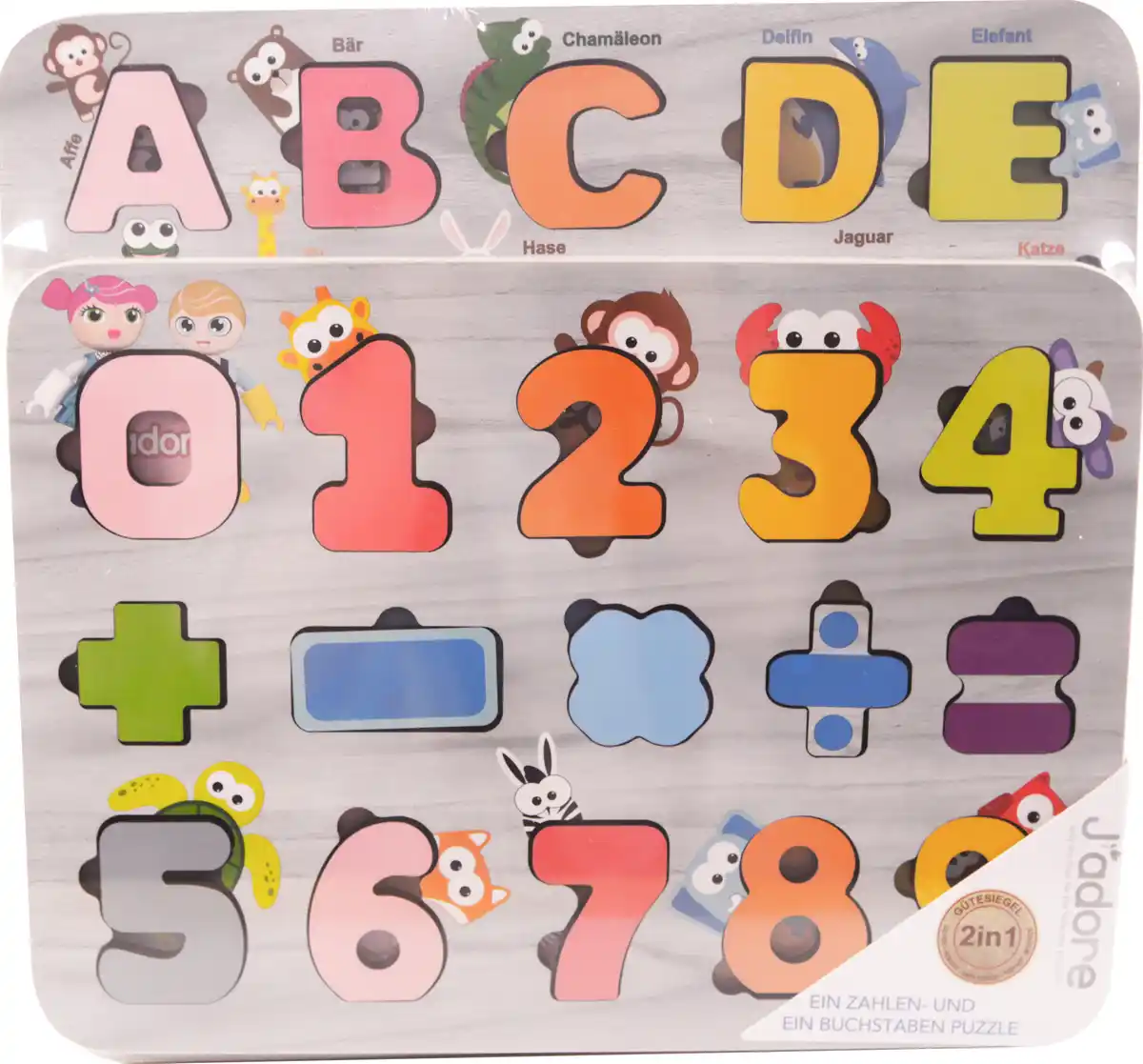 Bild 1 von Jadore Holz-Puzzles 2er-Set