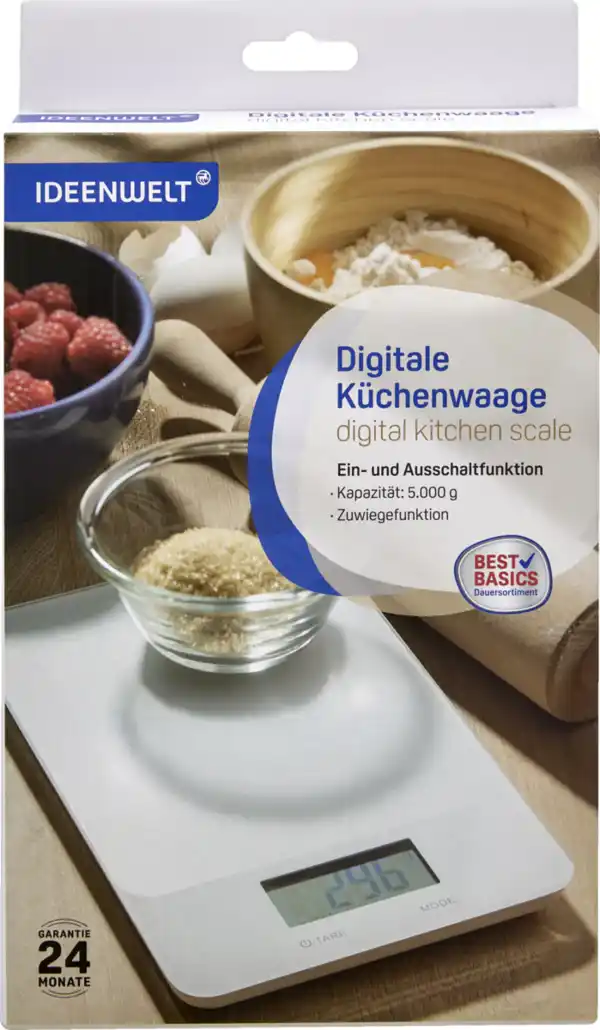 Bild 1 von IDEENWELT Best Basics Digitale Küchenwaage CFC2021-S