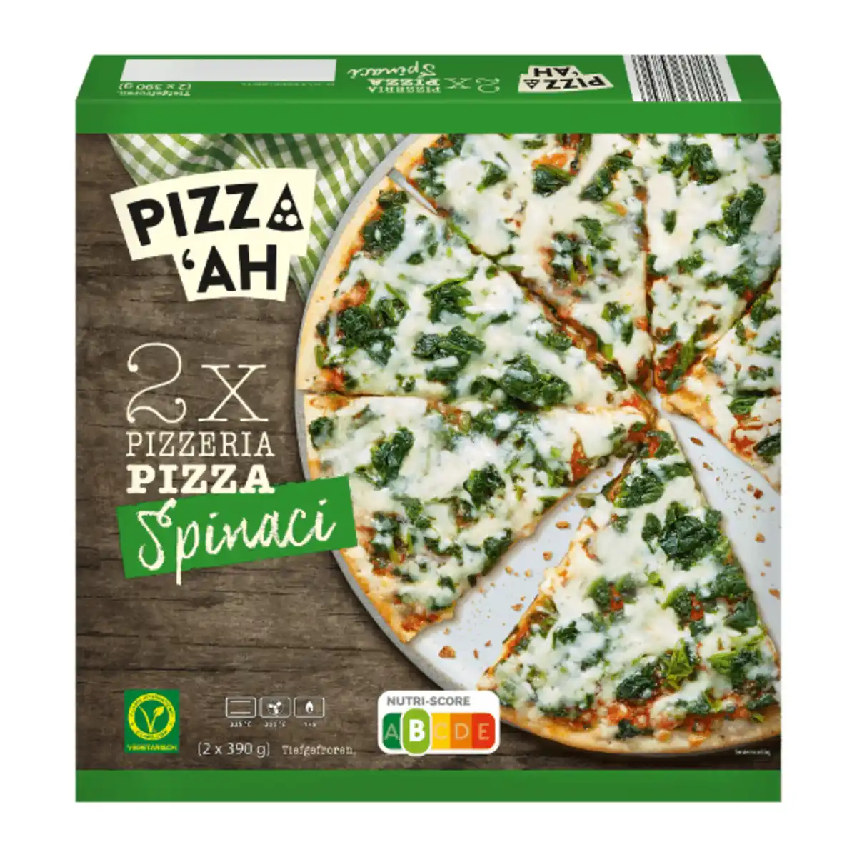 Bild 3 von PIZZ’AH Pizza Funghi / Pizza Spinaci