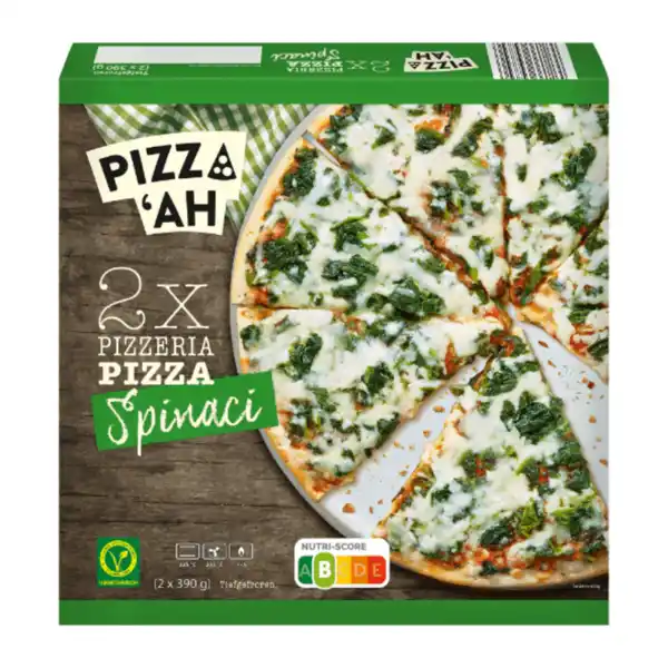 Bild 3 von PIZZ’AH Pizza Funghi / Pizza Spinaci