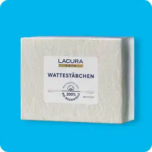 LACURA Wattestäbchen, Versch. Designs