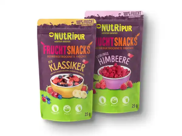 Bild 1 von Nutripur Fruchtsnacks,  25 g