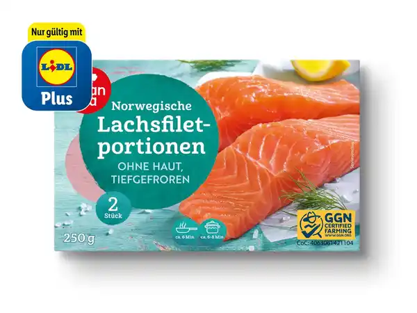 Bild 1 von Ocean Sea Lachs Filetportionen,  250 g