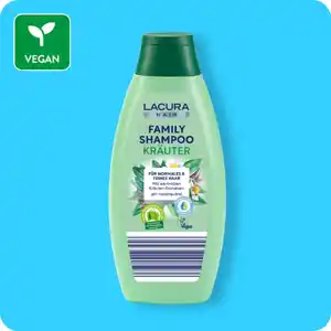 LACURA Family-Shampoo, Kräuter oder für normales & feines Haar