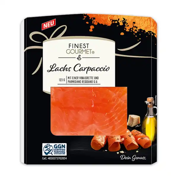 Bild 1 von Finest Gourmet Lachs Carpaccio