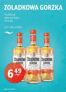 ZOLADKOWA GORZKA Traditional Likör aus Polen 34 % Vol.