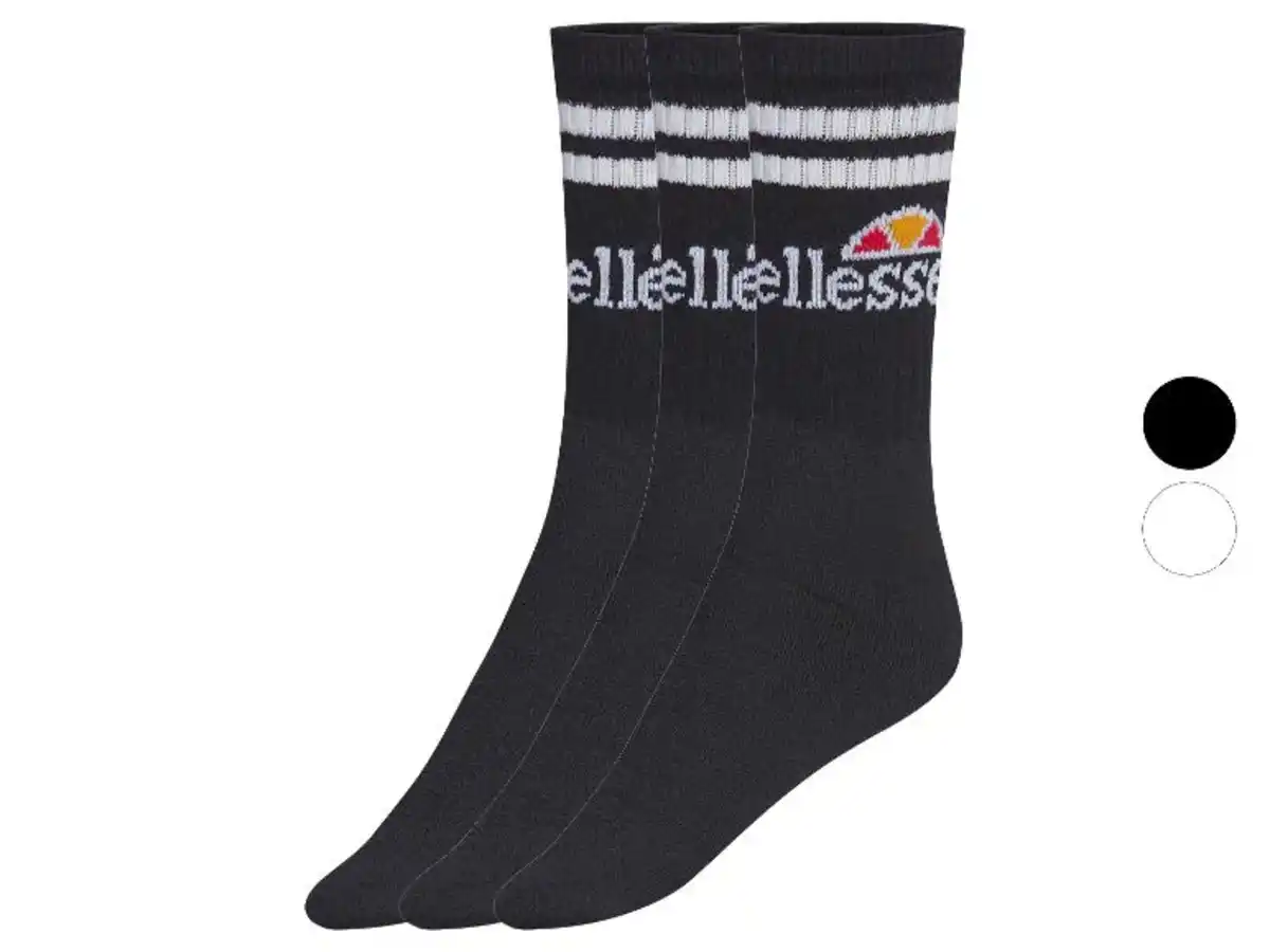 Bild 1 von Ellesse Damen/Herren Socken »Essential«, 3 Paar, mit Jacquard Logo