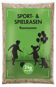 Rasensaatgut Sport- und Spielrasen 2 kg, für ca. 80 m²