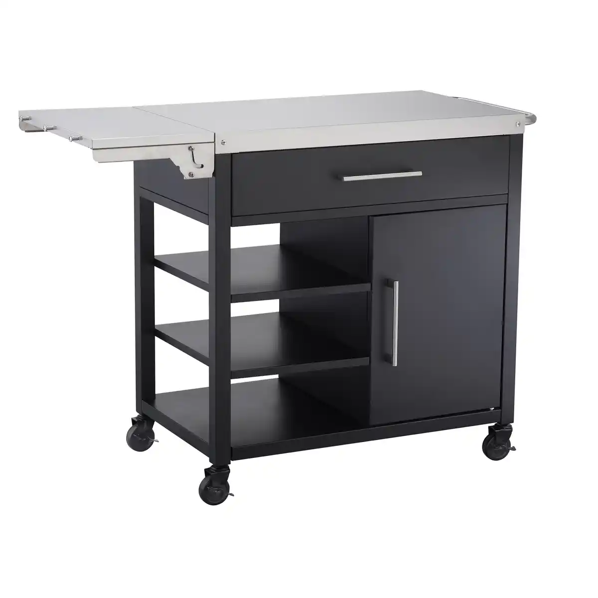 Bild 1 von BBQ-Beistelltisch 'Julian' grau 124 x 54 x 91 cm