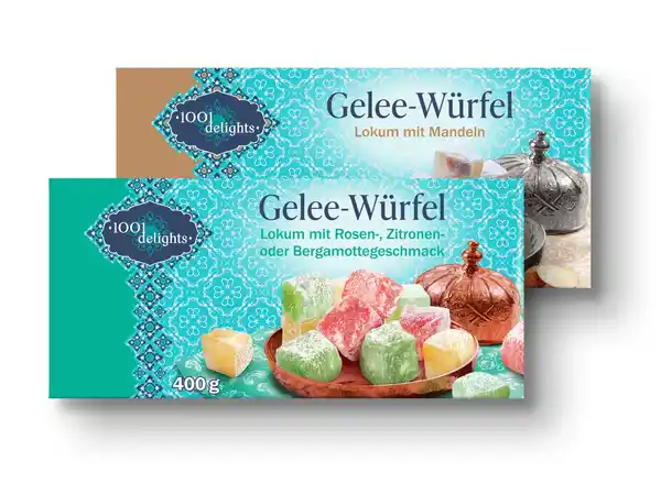 Bild 1 von 1001 delights Gelee-Würfel,  400 g