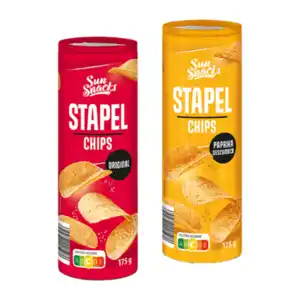 SUN SNACKS Stapelchips 175g