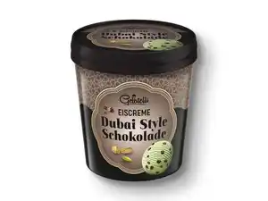 Gelatelli Eisbecher Dubai Style Schokolade,  500 ml