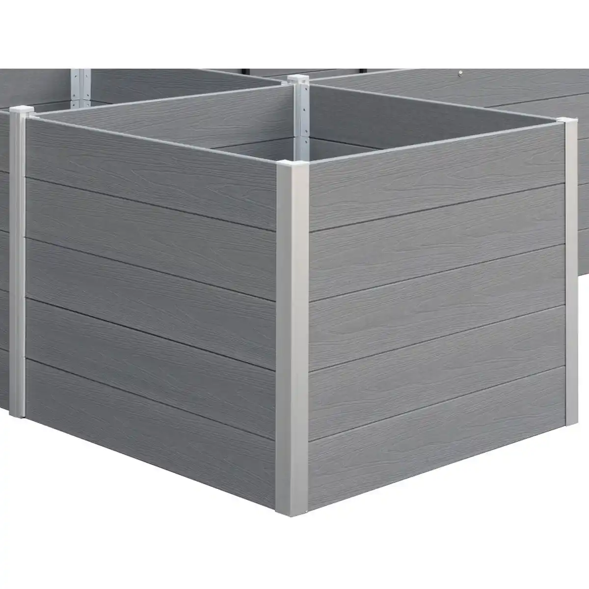 Bild 1 von Hochbeet-Anbauelement WPC grau 102 x 100 x 76 cm