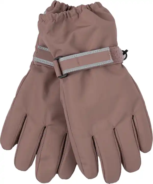 Bild 1 von Mikk-Line Handschuhe mit reflektierenden Streifen, rosa, Gr. 122/128