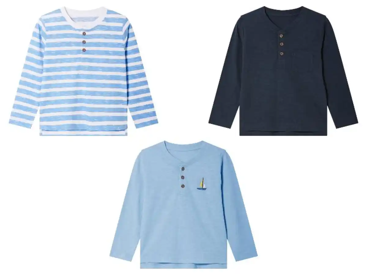 Bild 1 von lupilu® Kinder Langarmshirt, mit Seitenschlitzen