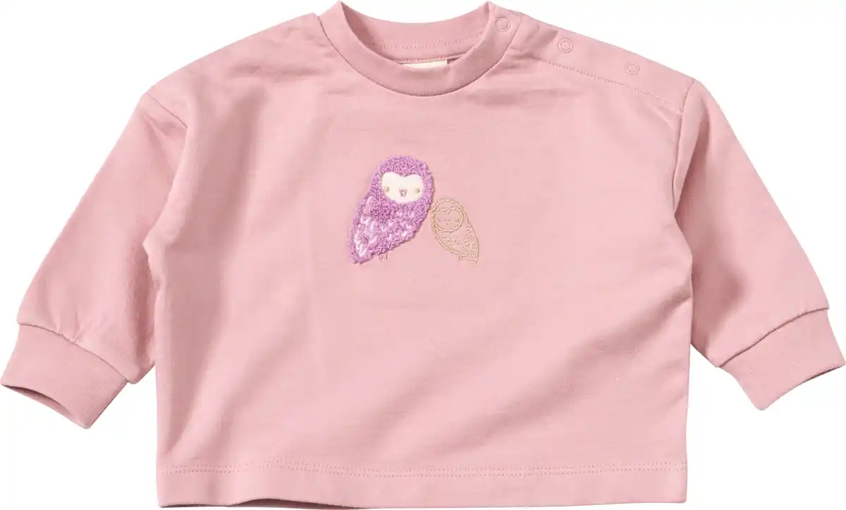 Bild 1 von ALANA Sweatshirt mit Eulen-Motiv, rosa, Gr. 62