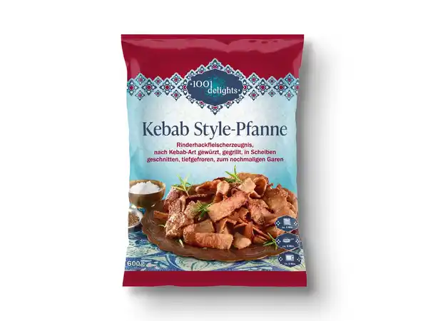 Bild 1 von 1001 delights Kebab Style-Pfanne,  600 g