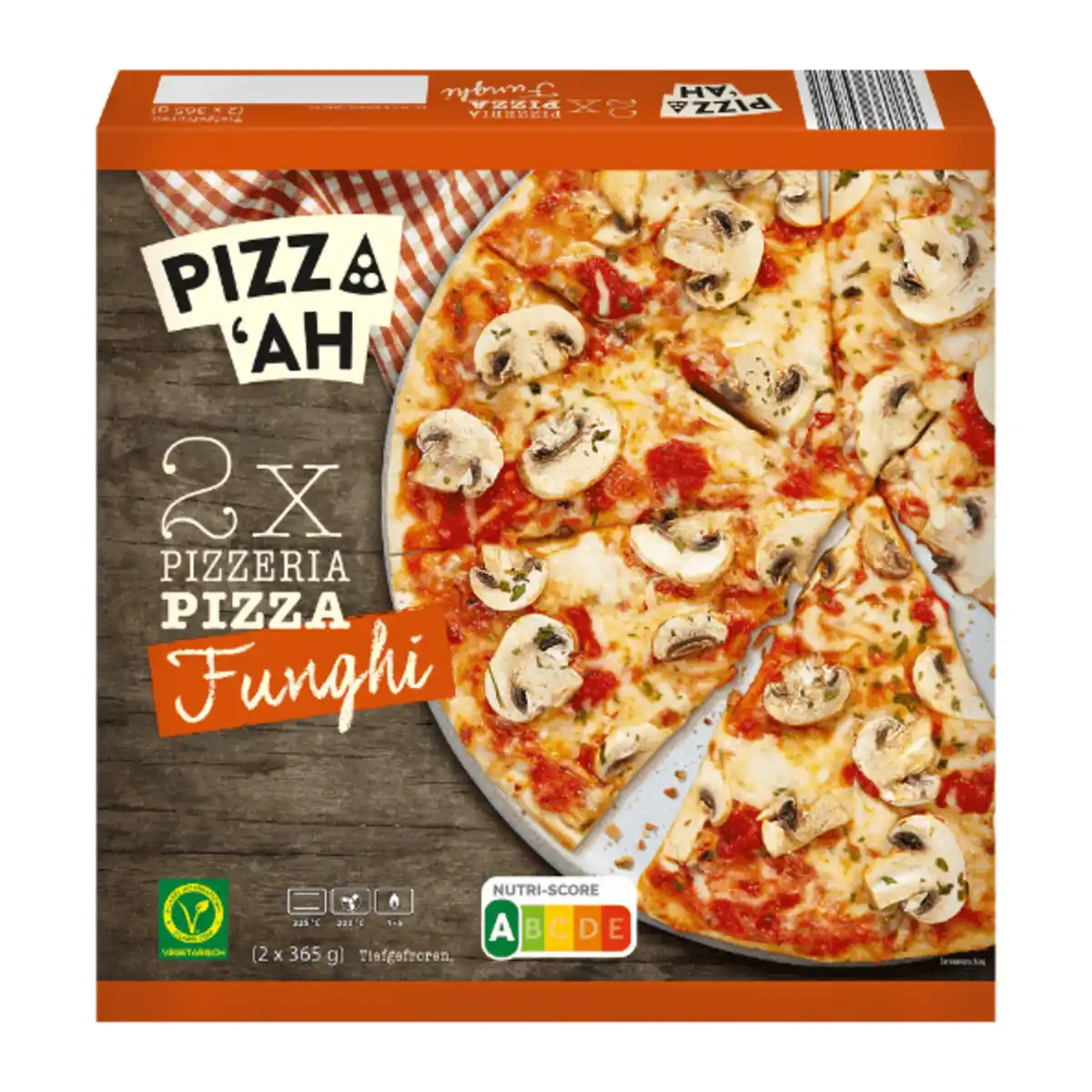 Bild 2 von PIZZ’AH Pizza Funghi / Pizza Spinaci