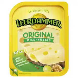 Leerdammer Schnittkäse in Scheiben