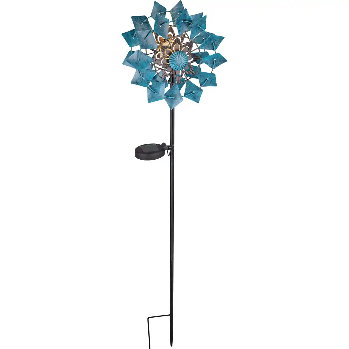 Bild 1 von toom LED-Solarspieß Windspiel blau 92 cm