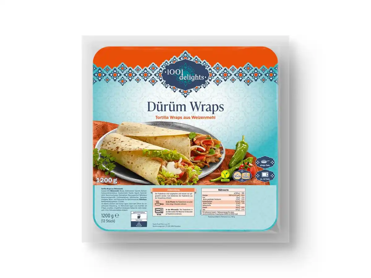 Bild 1 von 1001 delights Dürüm Wraps