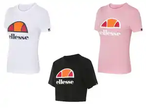 Ellesse Damen T-Shirt / Crop-Top mit Baumwolle