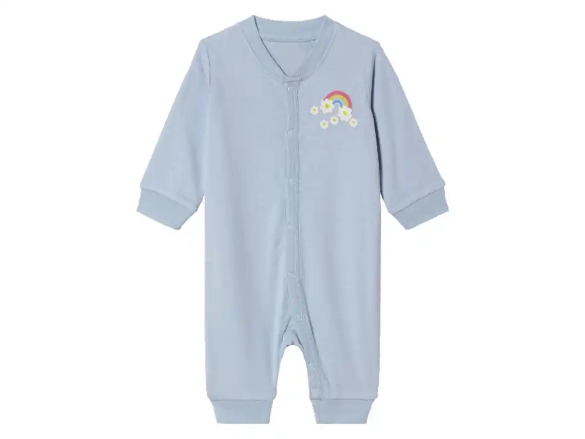 Bild 3 von lupilu® Baby Schlafoverall, 2 Stück, aus reiner Bio-Baumwolle