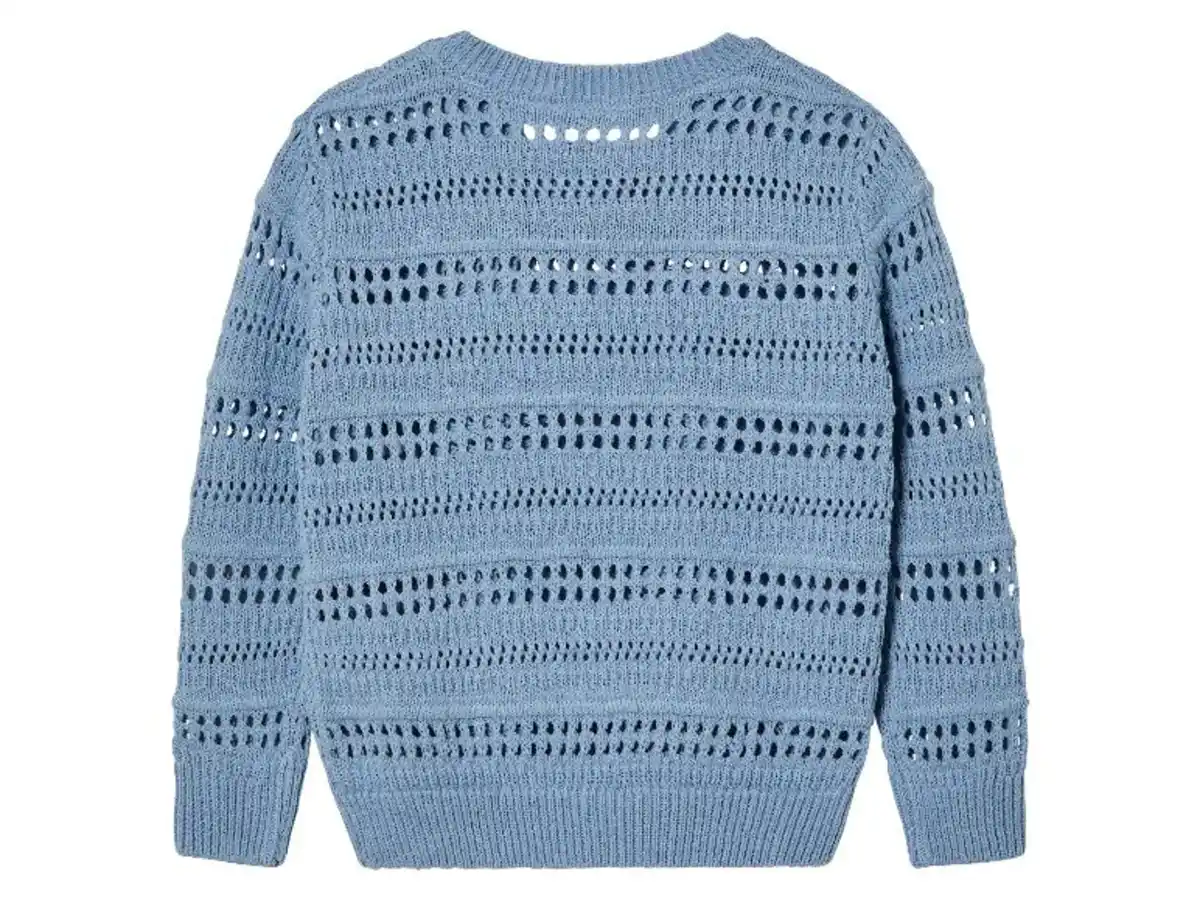 Bild 4 von lupilu® Kinder Strickpullover, mit Lochstrickmuster