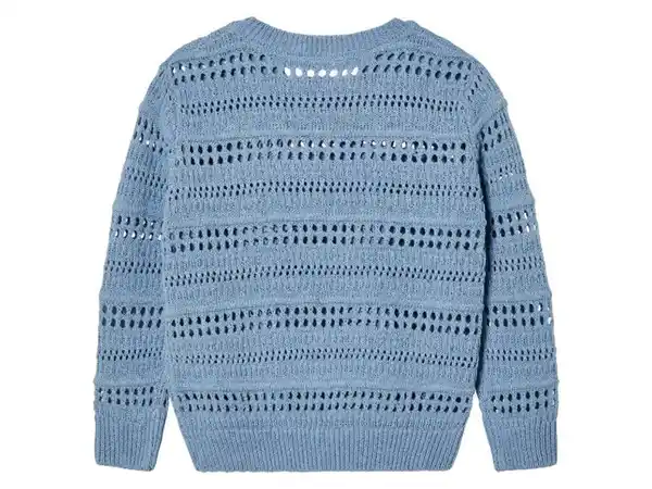 Bild 4 von lupilu® Kinder Strickpullover, mit Lochstrickmuster
