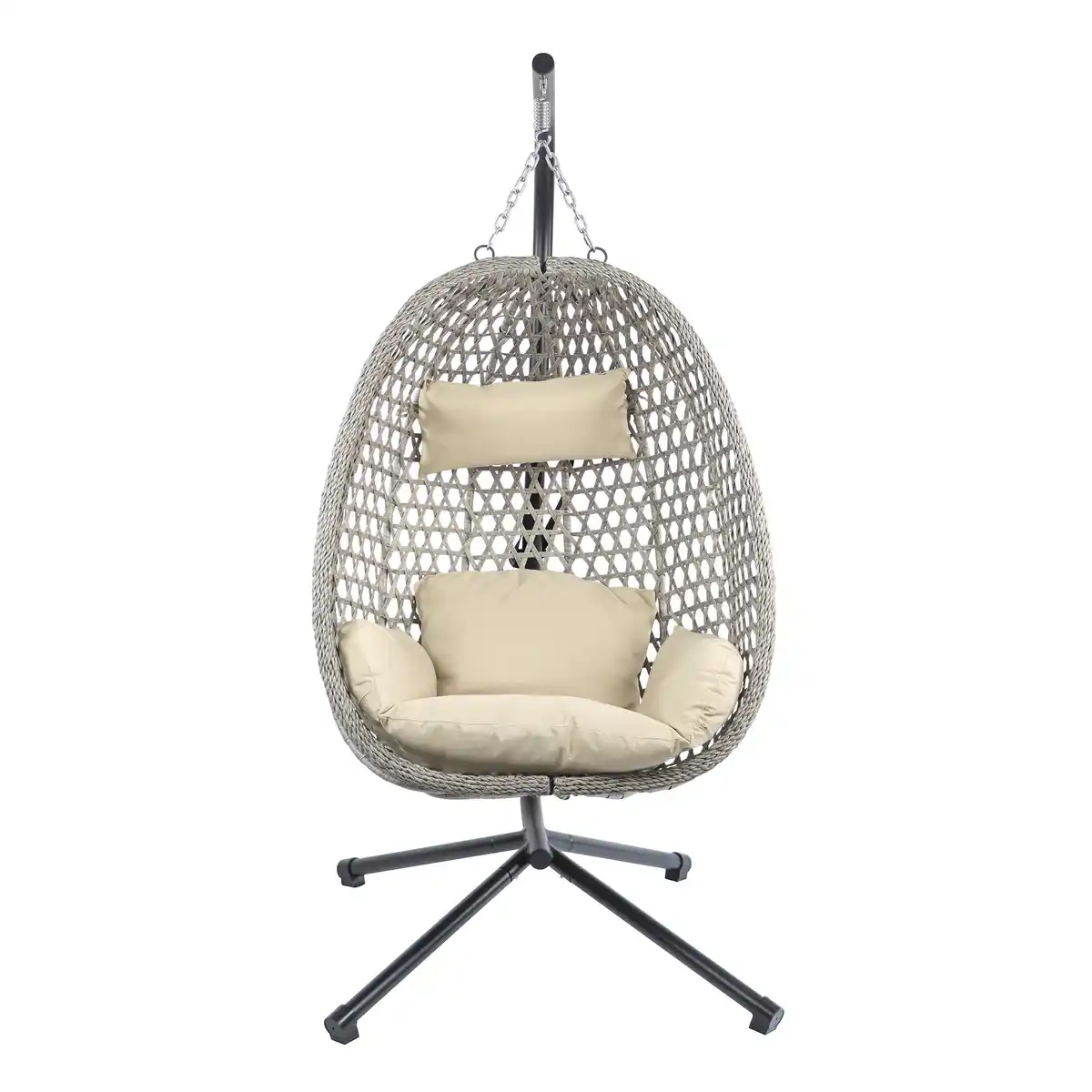 Bild 1 von Hängesessel 'Kira' beige 95 x 95 x 197 cm