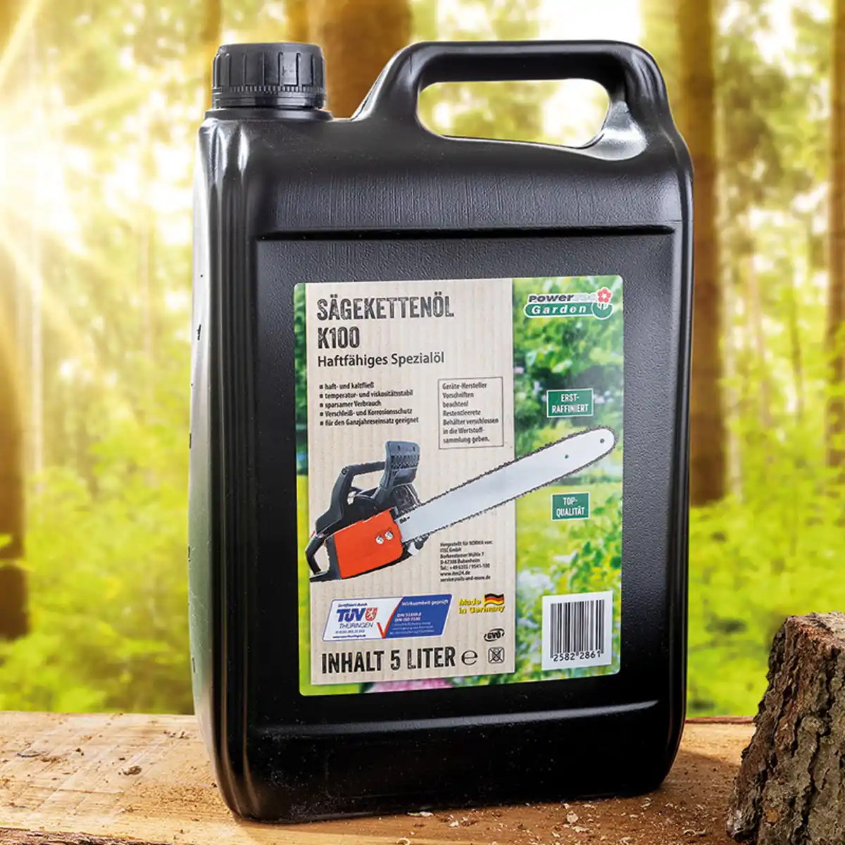 Bild 1 von Powertec Garden Sägekettenöl 5 Liter