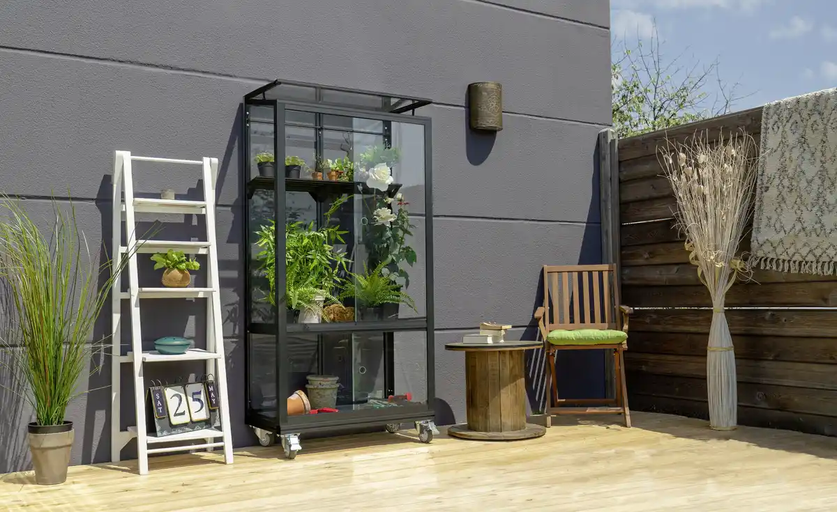 Bild 1 von Vitavia Balkongewächshaus Stad 350 43 x 81 cm 3 mm Sicherheitsglas