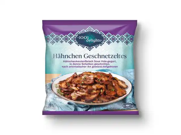 Bild 1 von 1001 delights Hähnchen-Geschnetzeltes,  750 g