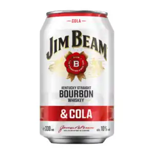 JIM BEAM Bourbon Whiskey & Cola 0,33L