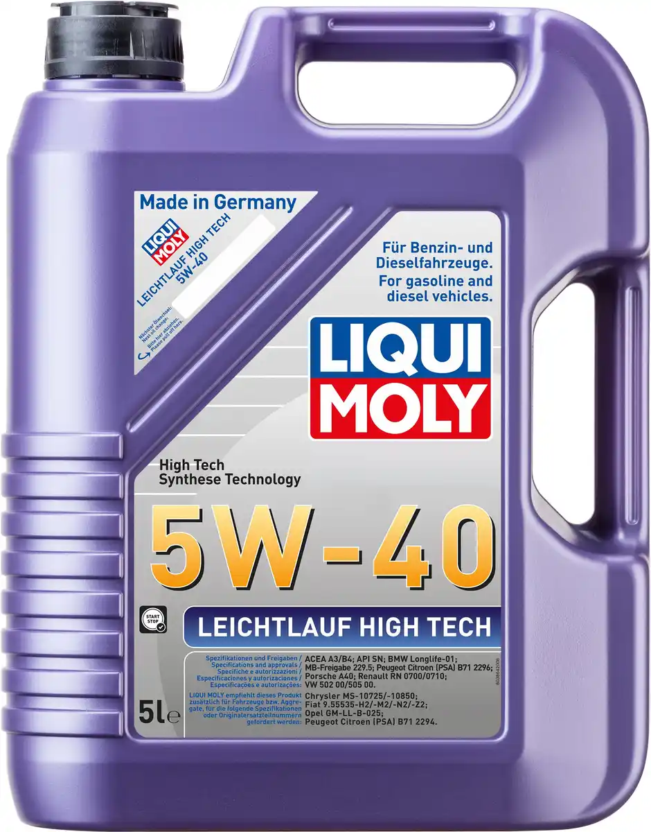 Bild 1 von Liqui Moly Motoröl Leichtlauf High Tech 5W-40 5 L
