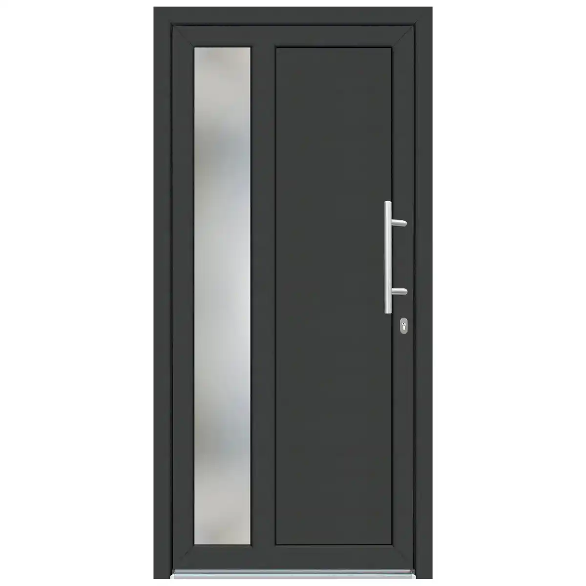 Bild 1 von Panto Haustür Modell K 011 DIN rechts anthrazit 110 x 210 cm