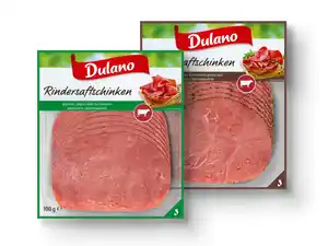 Dulano Rindersaftschinken,  100 g