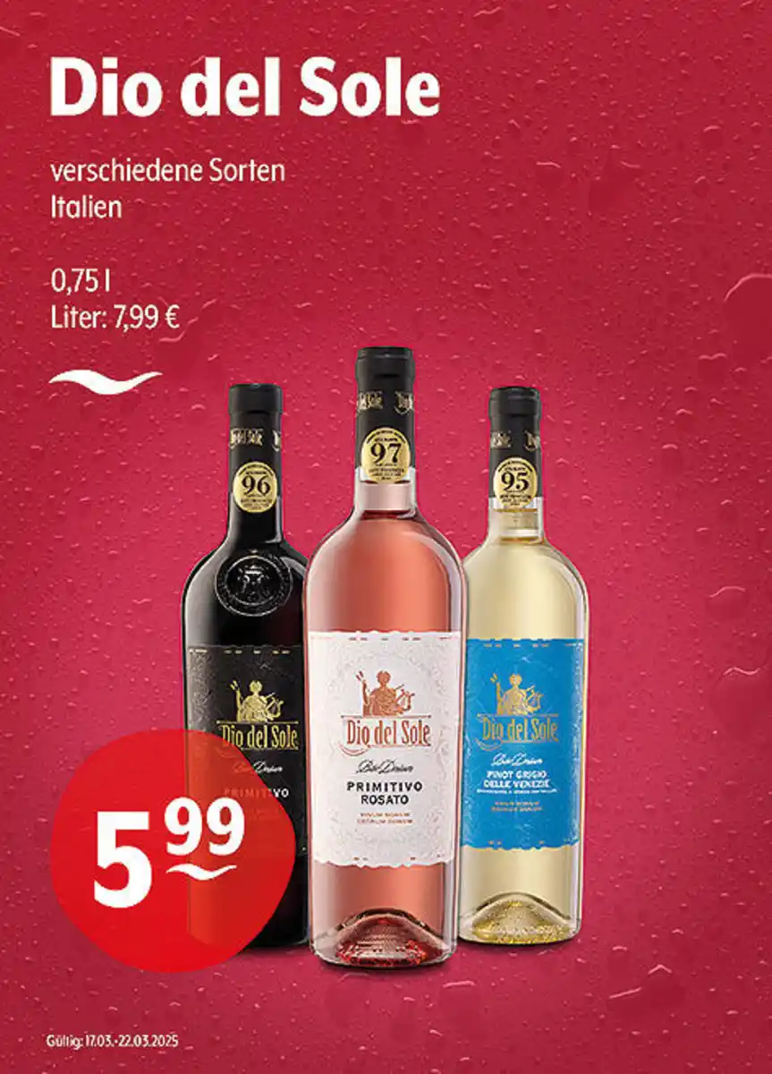 Bild 1 von Dio del Sole verschiedene Sorten Italien