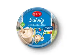 Milbona Schmelzkäsezubereitung,  250 g