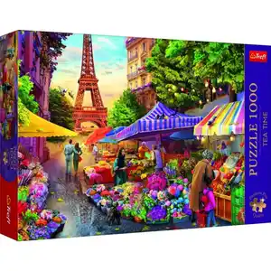 Puzzle - Blumenmarkt in Paris - Tea Time - 1000 Teile