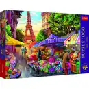 Bild 1 von Puzzle - Blumenmarkt in Paris - Tea Time - 1000 Teile