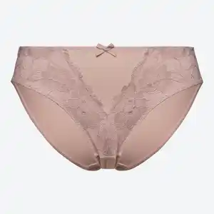 Damen-Rioslip mit V-Spitzen-Einsatz, NKD-INSA