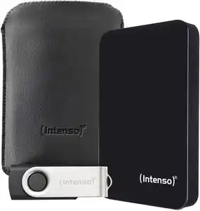 Memory Drive 2,5" Bonuspack (2TB) Externe Festplatte schwarz inkl. USB Stick (64GB)